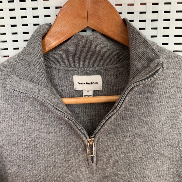 Frank and Oak grey sweater - Picture 2 of 4
